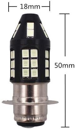 SHENKENUO P15D H6M LED Motorcycle Halogen Replacement Bulb 1500LM 8000K Ice Blue for Yamaha ATVS YFM350 400 450 660 700 Raptor