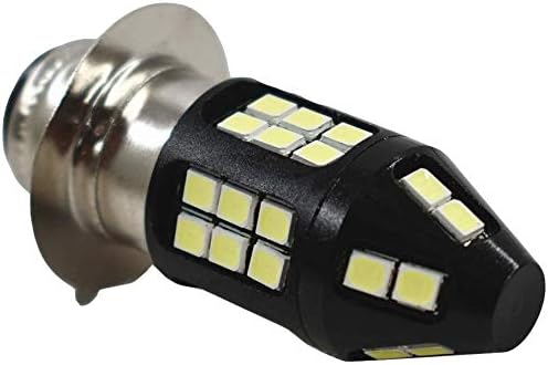 SHENKENUO H6 6000K Led Headlight Bulbs for Honda Sportrax TRX400EX 1999-2008 Kawasaki BAYOU 300 PRAIRIE 300 360 400 Suzuki Eiger 400 Vinson 500 Yamaha GRIZZLY 350 400 600, 2 PCS LED Light Bulbs