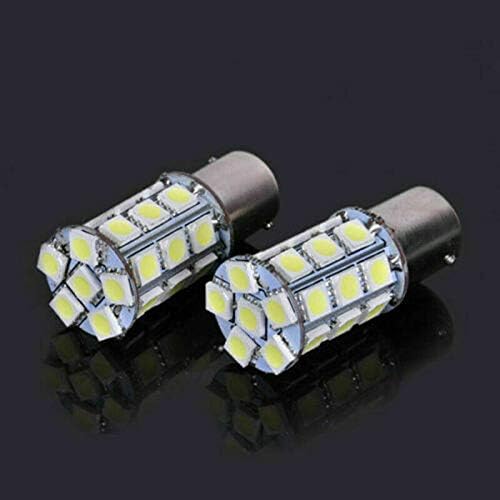 SHENKENUO 2PCS Troy-Bilt lawn tractor light bulbs 1141, 1156, 2056 led Cool White / 27 LED