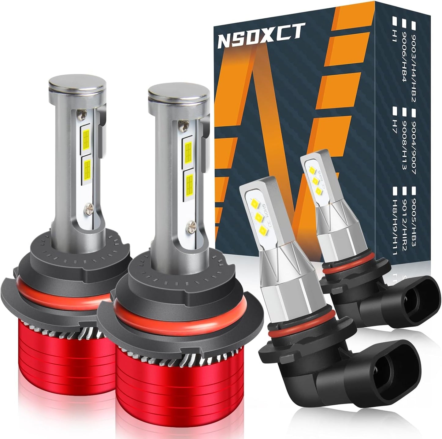 Fit For Ford F250 F350 F450 F550 (2005-2020) Led Headlight Bulbs, 9008 High Beam+9008 Low Beam+9145 Fog Light LED Bulbs, 6PCS