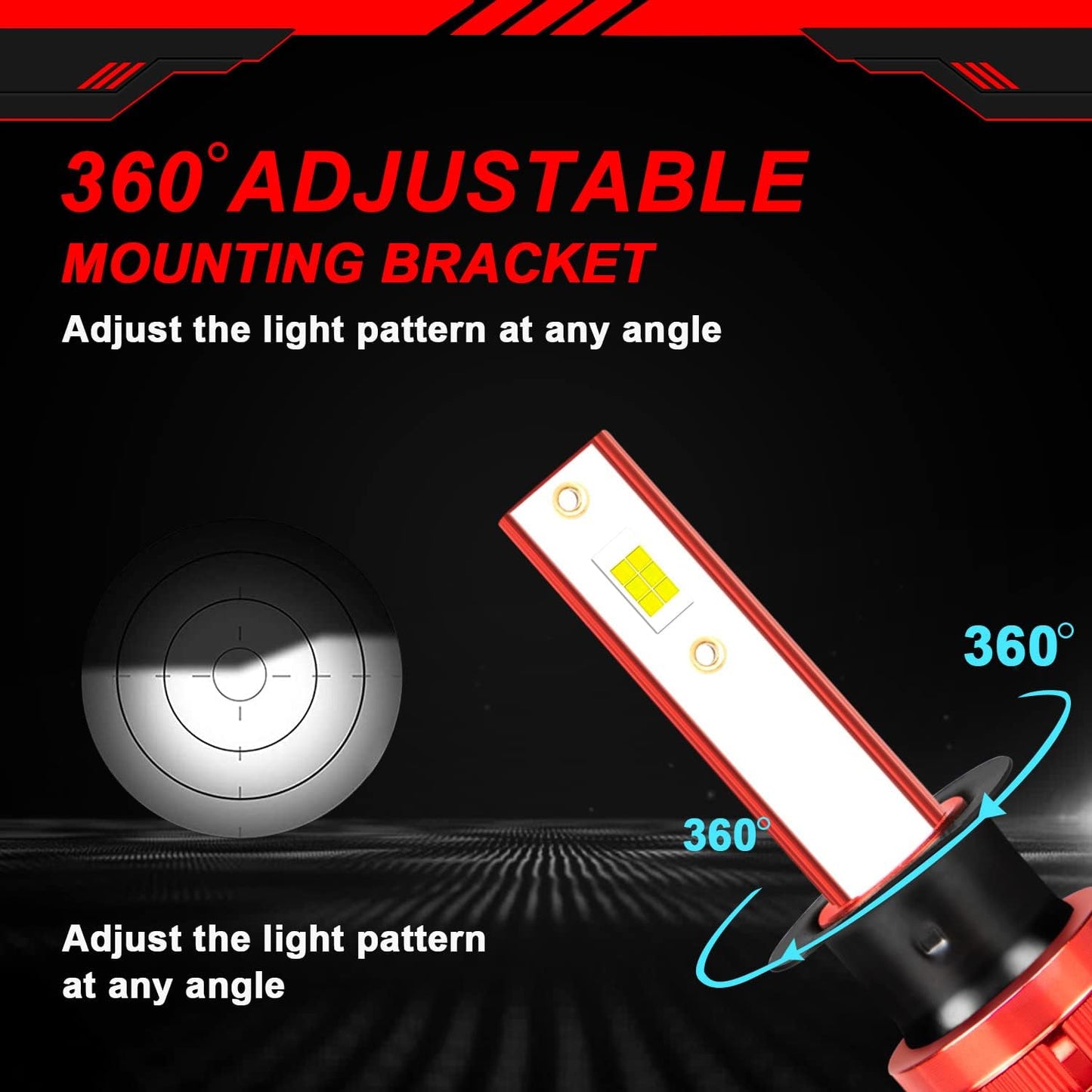 Fit for CR-V(2005-2006) CRV Led Headlight Bulbs,H1 High Beam+H1 Low Beam+9006/9005/9145 Fog Light Led Bulbs 500% Brightness 80W 38000LM 6800K White 6pcs Led Bulbs Kit