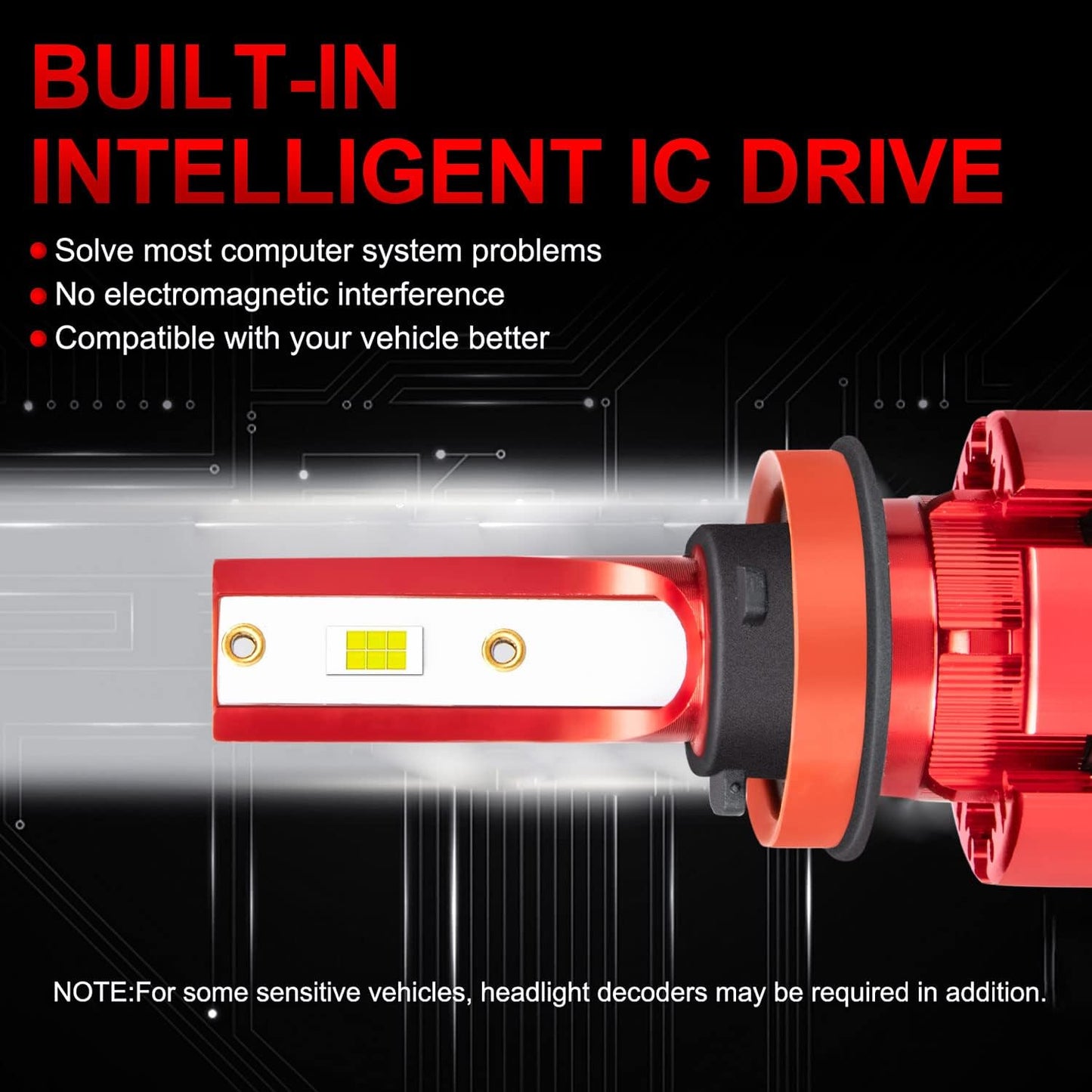 Fit 2015-2018 for NISSAN MURANO Headlight Bulbs,H9/H11 High Beam+H11/H9 Low Beam+H11/H8/H16 Fog Light 500% Brightness Bulbs 38000LM 6500K 80W,1:1 Size Plug-and-Play,6pcs