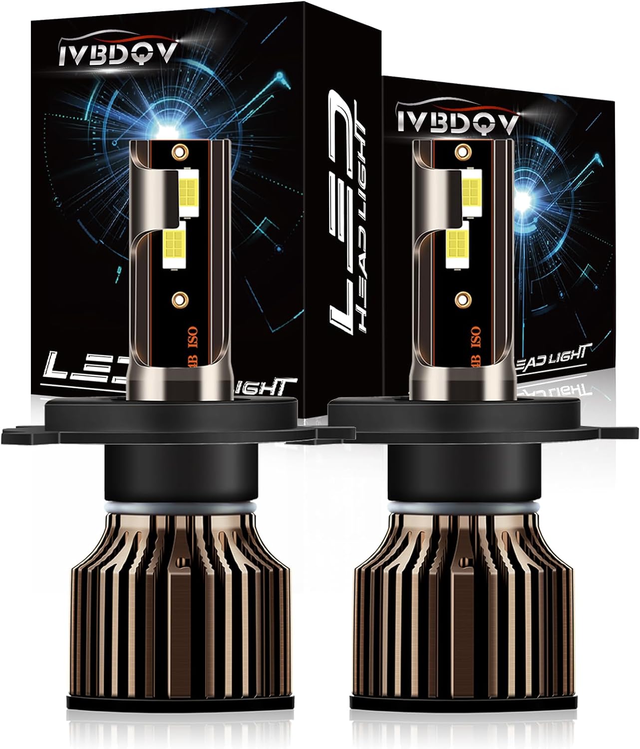Fit (2012-2015) for TOYOTA TACOMA LED Headlight Bulbs,9003/H4 High Low Dual Beam+H11/H8/H16 Fog Light Led Headlight Bulbs 500% Brightness 80W 36000LM 6500K Cool White 4PCS