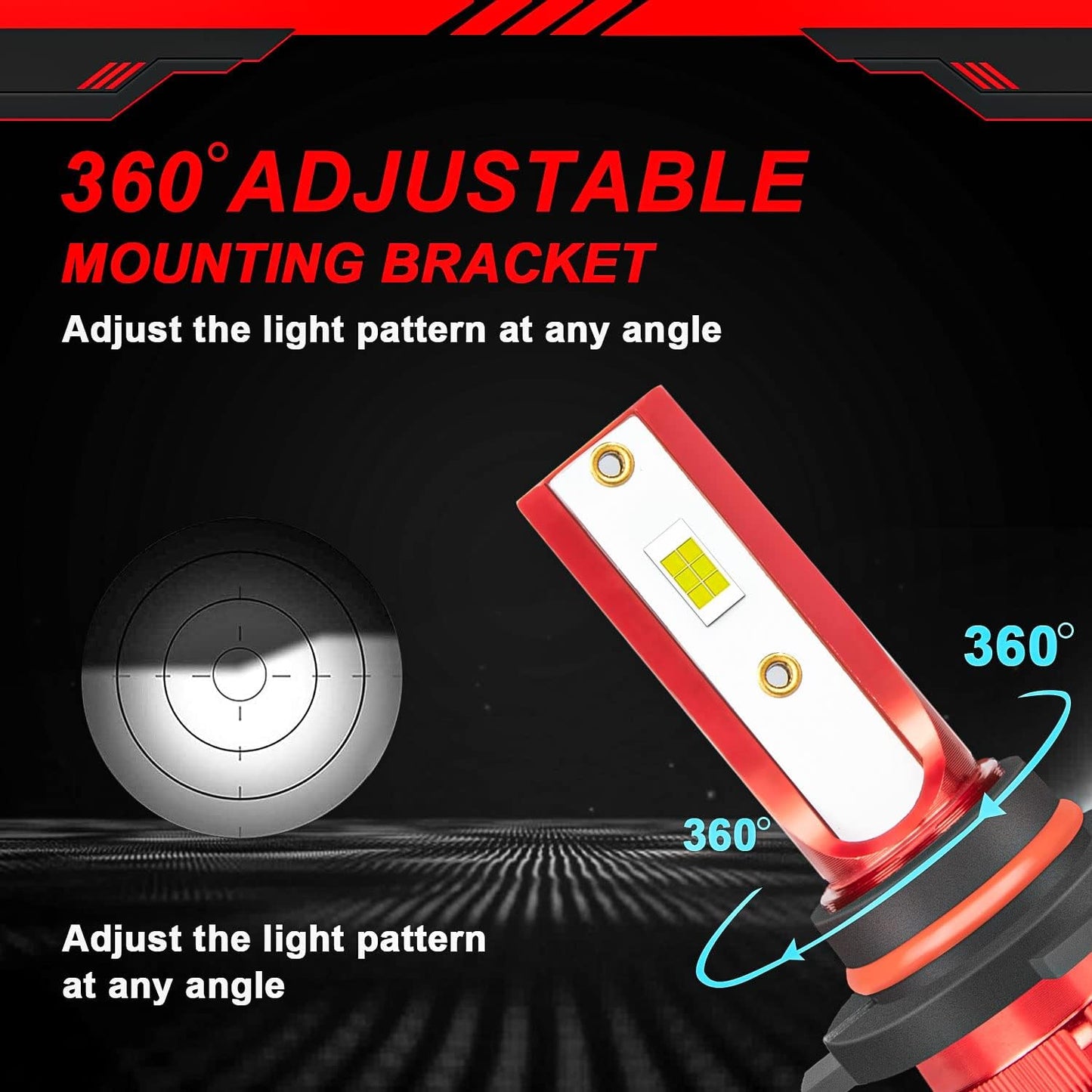 Fit 2009-2014 for NISSAN MURANO Headlight Bulbs,9005/HB3 High Beam+H11/H9 Low Beam+H11/H8/H16 Fog Light 500% Brightness Bulbs 38000LM 6500K 80W,1:1 Size Plug-and-Play,6pcs