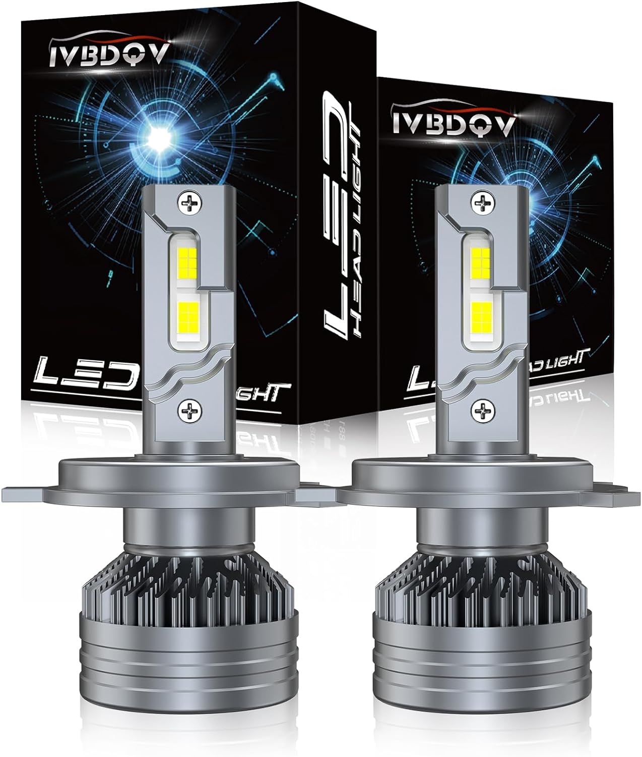 Fit (2005-2011) for TOYOTA TACOMA LED Headlight Bulbs,9003/H4 High Low Dual Beam+9145/9140/9005 fog light Led Bulbs 600% Brightness 200W 30000LM 6500K Cool White 4PCS