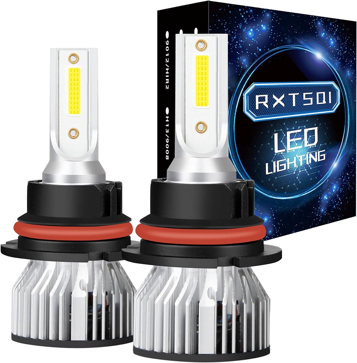 Fit For 1993-2003 Ford F150,Super Bright 9007 LED Headlight Bulbs,6000K 31000LM 90W High Power,IP68 Waterproof Easy Install Headlight Bulbs,2PCS