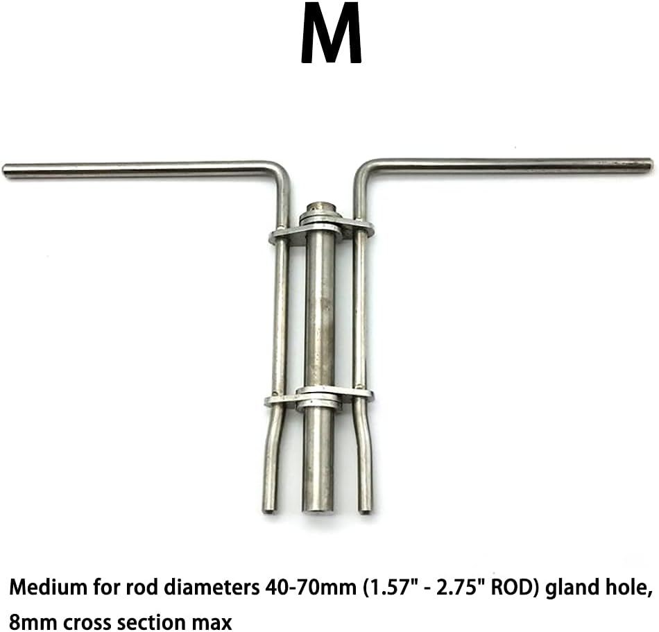 SHENKENUO 3 Pcs/Set Hydraulic Cylinder Piston Rod Seal Up U-Cup Installation Tool
