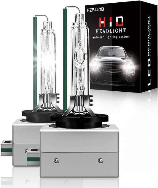 Fit for Buick Enclave 2013-2018 D3S High/Low Beam Xenon 35W HID Bulbs,Super Bright D3S HID Bulbs for Chevrolet GMC Cadillac Buick Dodge Ford, 6000K Cool White Plug-n-Play,Pack of 2