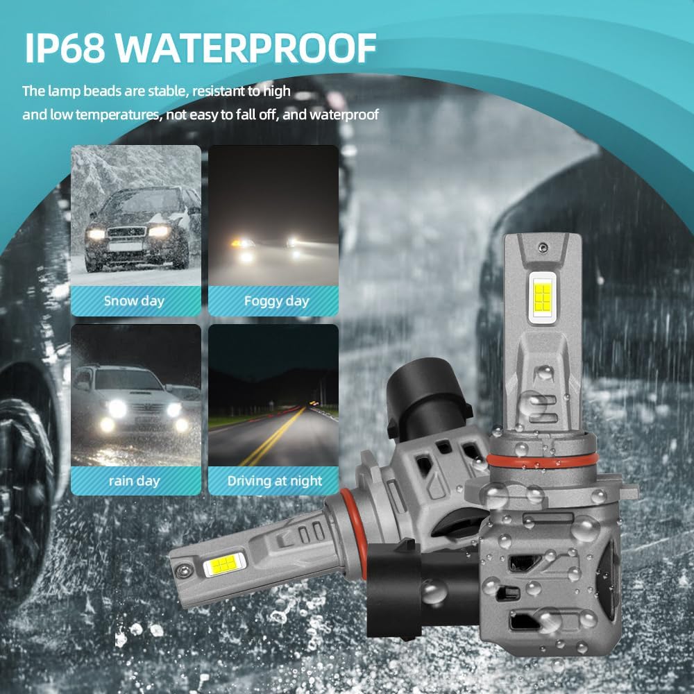 for Toyota 4Runner 2010-2020 Led Headlight Bulbs. 800% Super Bright 9005 H11 Led Headlight Bulbs High and Low Beam+H11 Fog Lights, 6500K 38000 9005 H11 led headlights, 6pcs 9005 H11 Led Lights