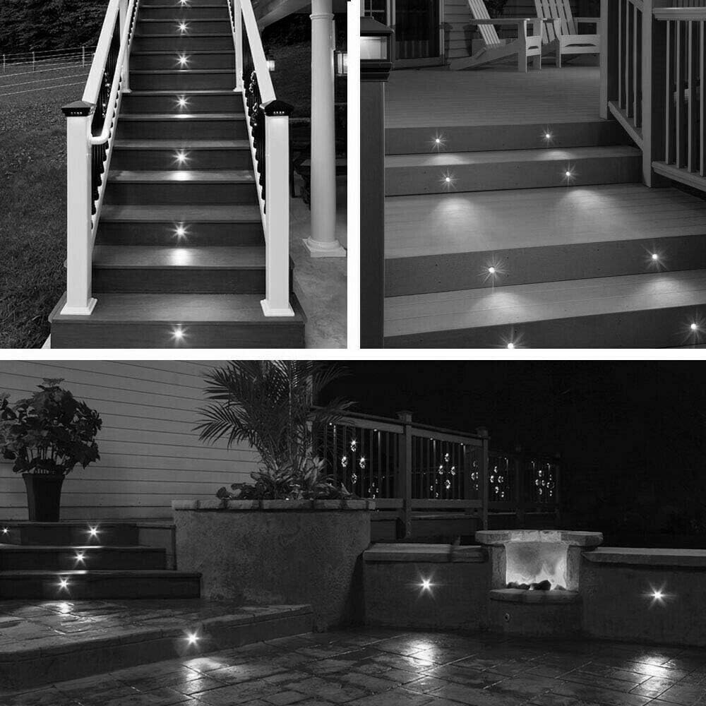 SHENKENUO 194 T10 T5 Wedge Base LED Bulb for Malibu Landscape Lighting Deck Lights Figurine Lights In-Ground Lights Step Lights Path Lights Spotlights Outdoor Garden Lighting, White DC12v (Pack of 10)