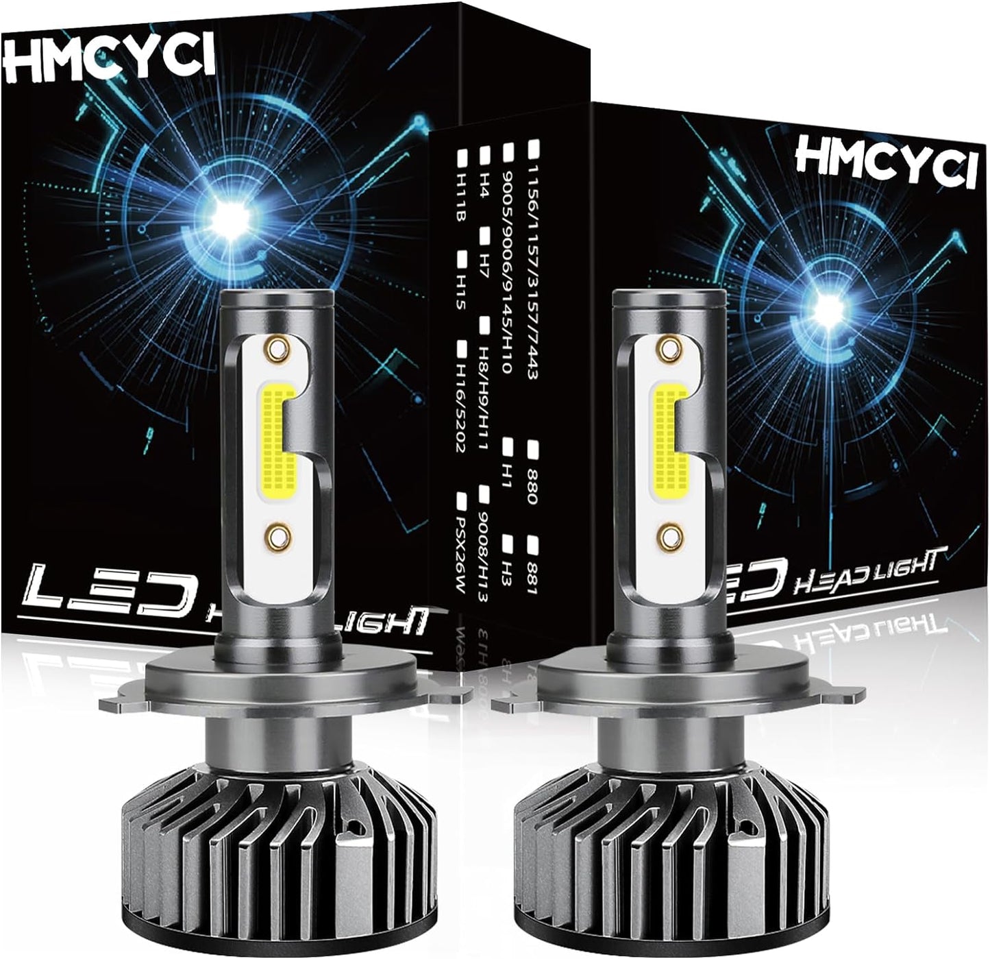 Fit For HONDA CIVIC (2016-2020) LED Headlight Bulbs,9005 High Beam H11 Low Beam + H11 Fog Light, Super Bright 6500k Cool White, Plug and Play, Pack of 6