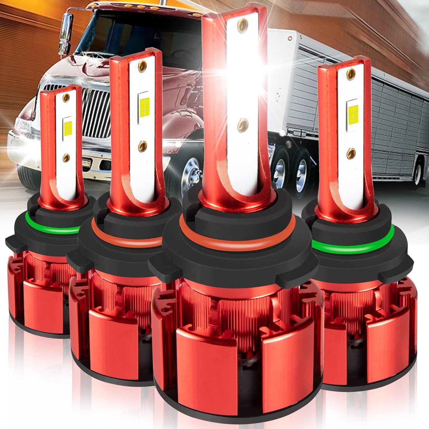 Fit for TOYOTA COROLLA 2009-2015 Led Lights, 500% Brightness 9005 9006 Light Bulbs High&Low Beam+H11 LED Fog Lights，6500K White 36000LM 9005 9006 Led Light Bulb, 6Pcs 9005 9006 H11 Led Bulbs