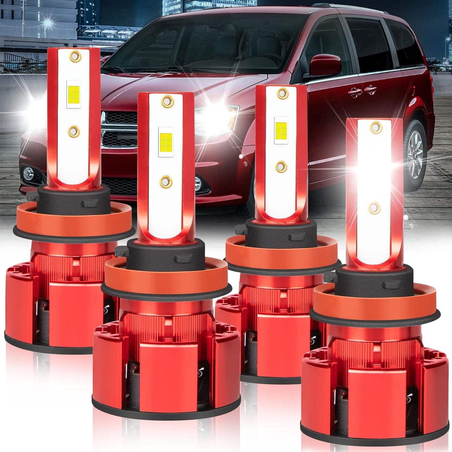 Fit for TOYOTA COROLLA 2009-2015 Led Lights, 500% Brightness 9005 9006 Light Bulbs High&Low Beam+H11 LED Fog Lights，6500K White 36000LM 9005 9006 Led Light Bulb, 6Pcs 9005 9006 H11 Led Bulbs