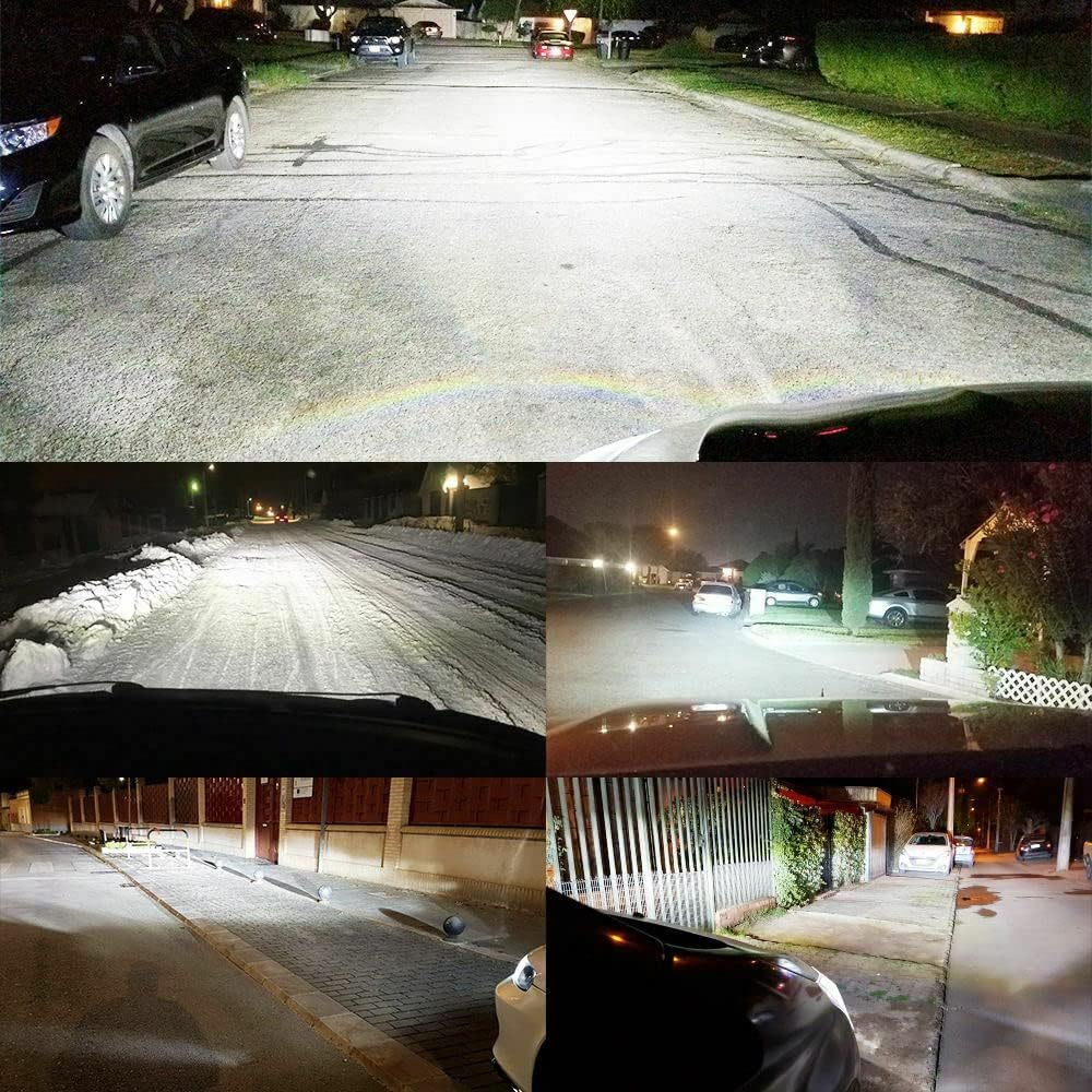 Fit For Jeep Grand Cherokee (2019-2021) LEDHeadlight Bulbs H9 High Beam + H11 Low Beam + H11 Fog Lights,Super Bright 6500k Cool White, Plug and Play, Pack of 6