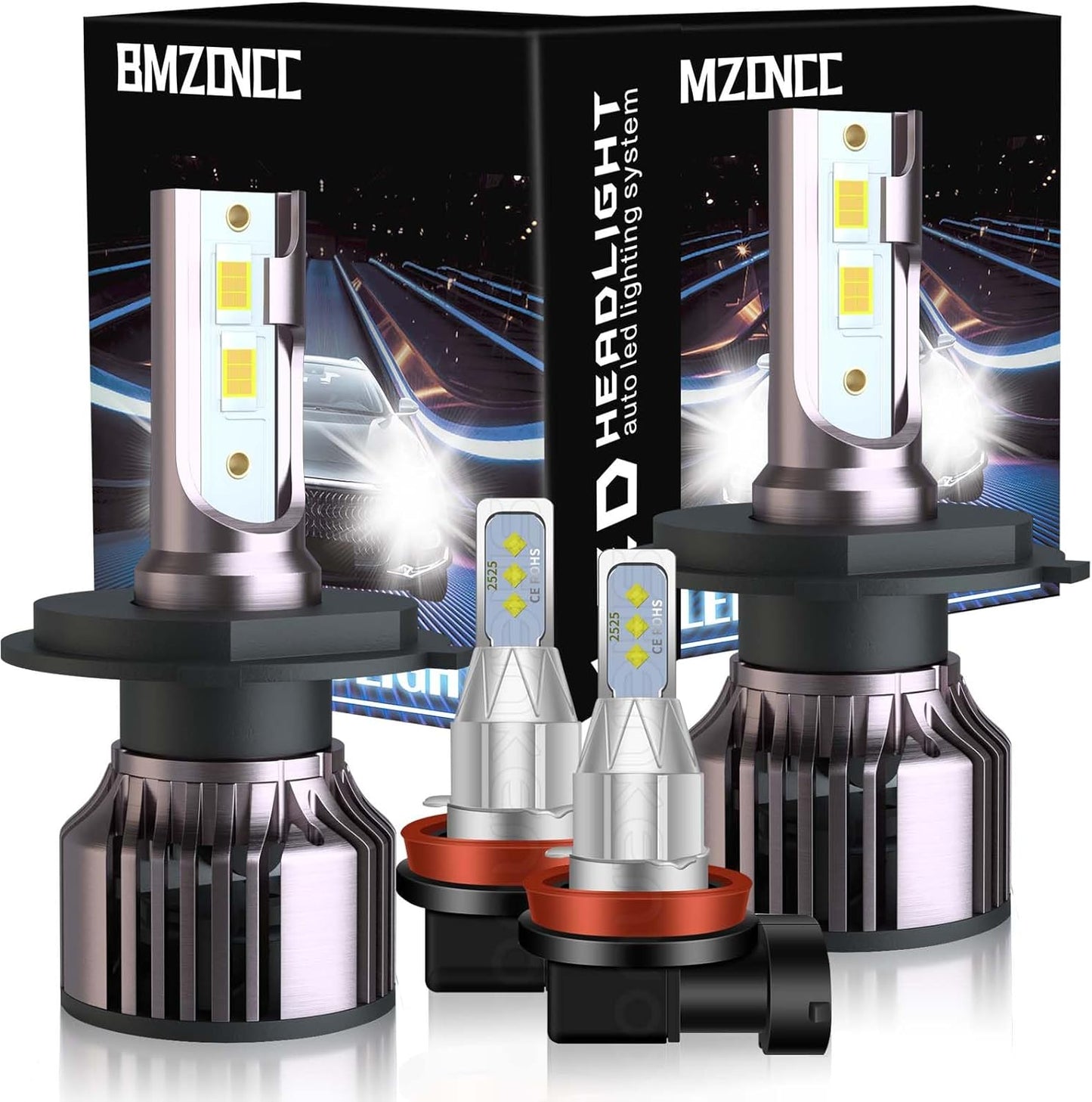 H13/9008 LED Bulbs For Ford F150 (2004-2014), F-250 F-350 Super Duty (2005-2020) Pack of 2