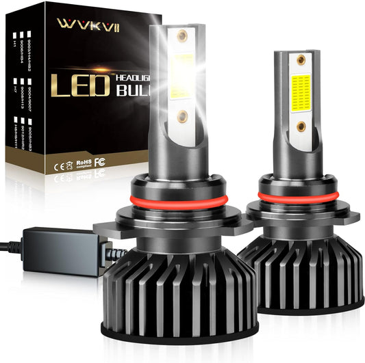 Fit For Toyota RAV4 2016 2017 2018 LED Bulbs Combo 9012/HIR2 High Low Beam Light Bulbs, 6000K Cool White Super Bright,IP68, 2 PCS