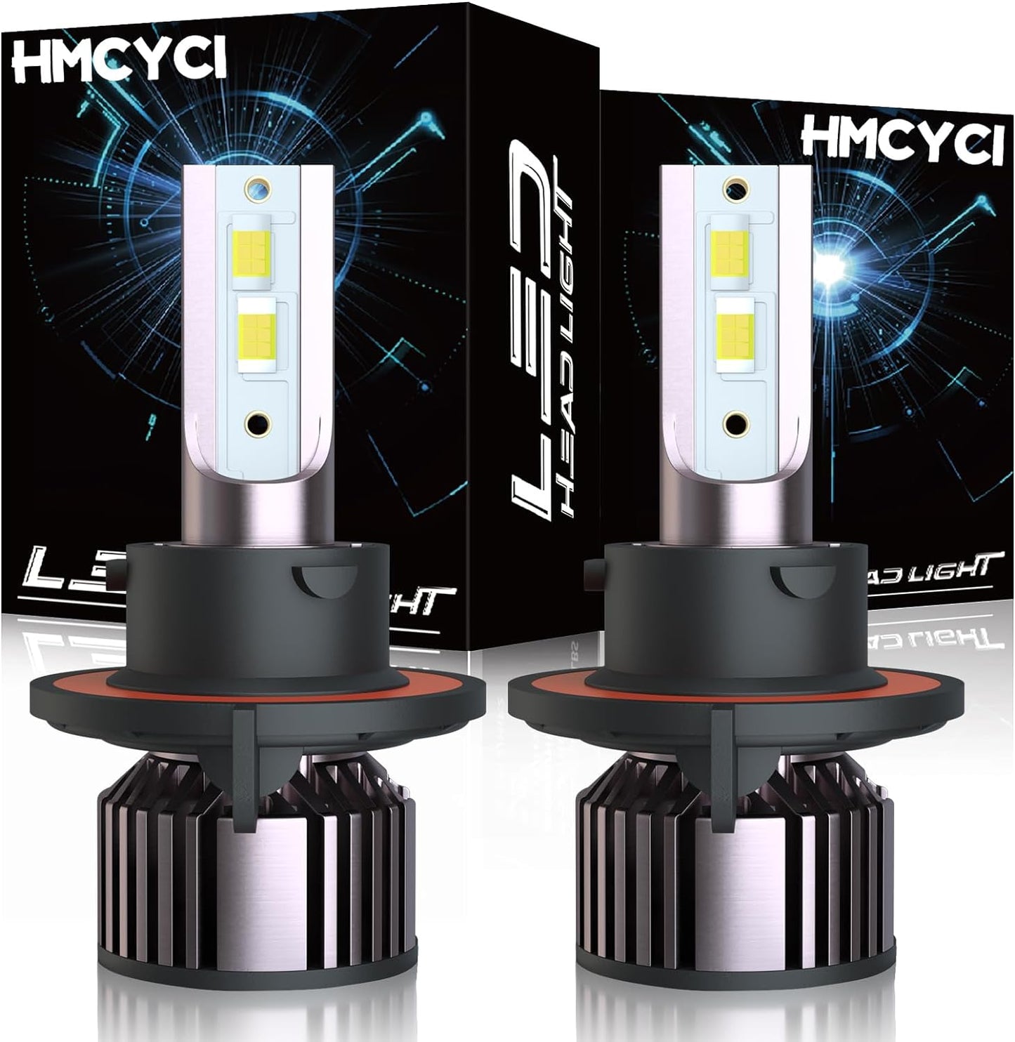 LED Headlight Bulbs Combo Compatible for Ford F150 2015 2016 2017 2018 2019 2020 2021 2022 2023, 9005 H11 High Low Beam + 9140/9145 Fog Lights, 6000K White, Plug and Play, Pack of 6