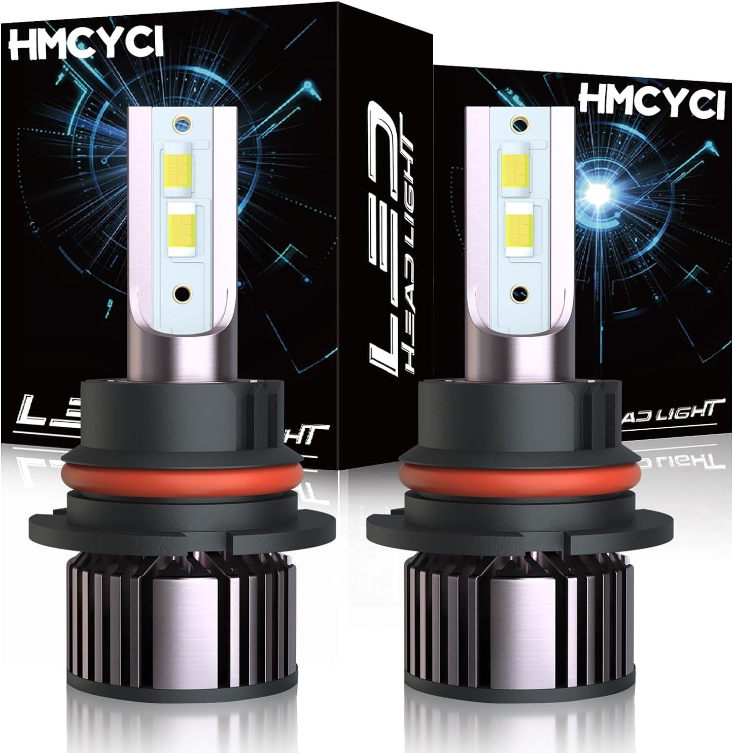 LED Headlight Bulbs Combo Compatible for Ford F150 2015 2016 2017 2018 2019 2020 2021 2022 2023, 9005 H11 High Low Beam + 9140/9145 Fog Lights, 6000K White, Plug and Play, Pack of 6