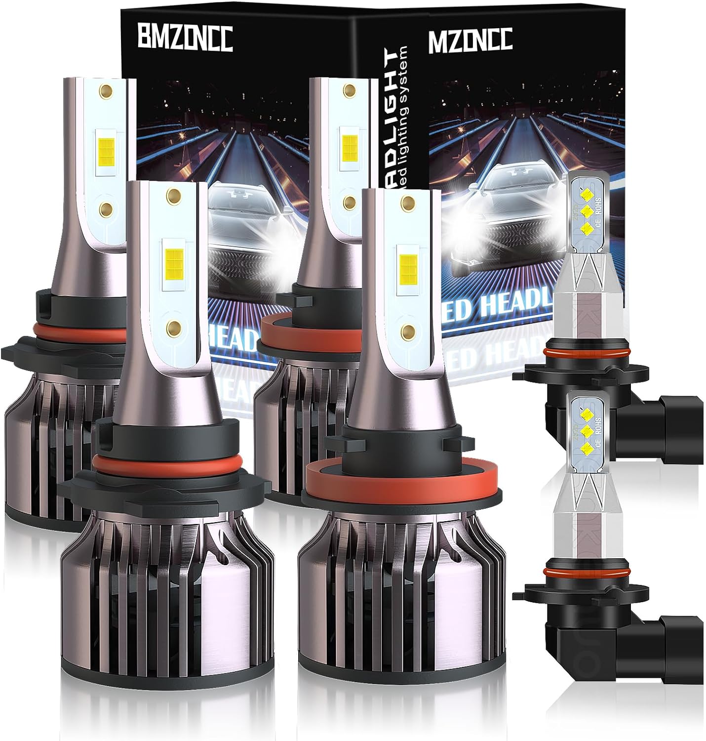 H13/9008 LED Bulbs For Ford F150 (2004-2014), F-250 F-350 Super Duty (2005-2020) Pack of 2