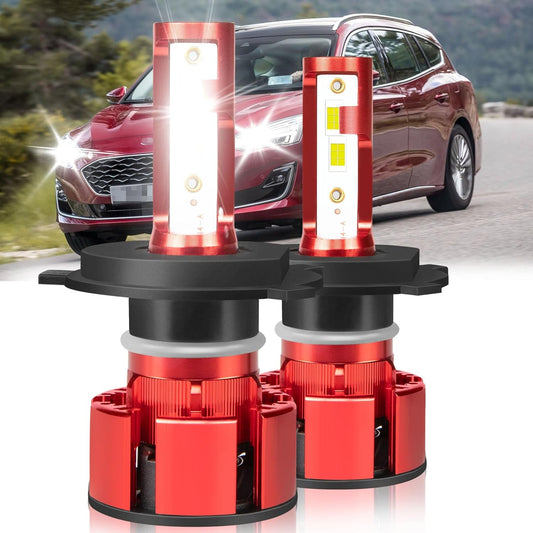 Fit For Ford Focus 2000-2004 Led Headlights, H4/9003 led Headlight Bulbs High Low Beam, 6500K White 36000LM 500% Surper Bright H4/9003 Led Bulbs, 2 PCS