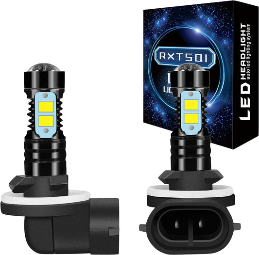 Bulbs Fit for 2014-2021 Honda Pioneer 500 700,6000K Xenon White Long Lifespan Hi/Lo Light Bulbs,881/888/886/862 Driving Light Bulbs,Plug N Play,IP68 Waterproof,2PCS
